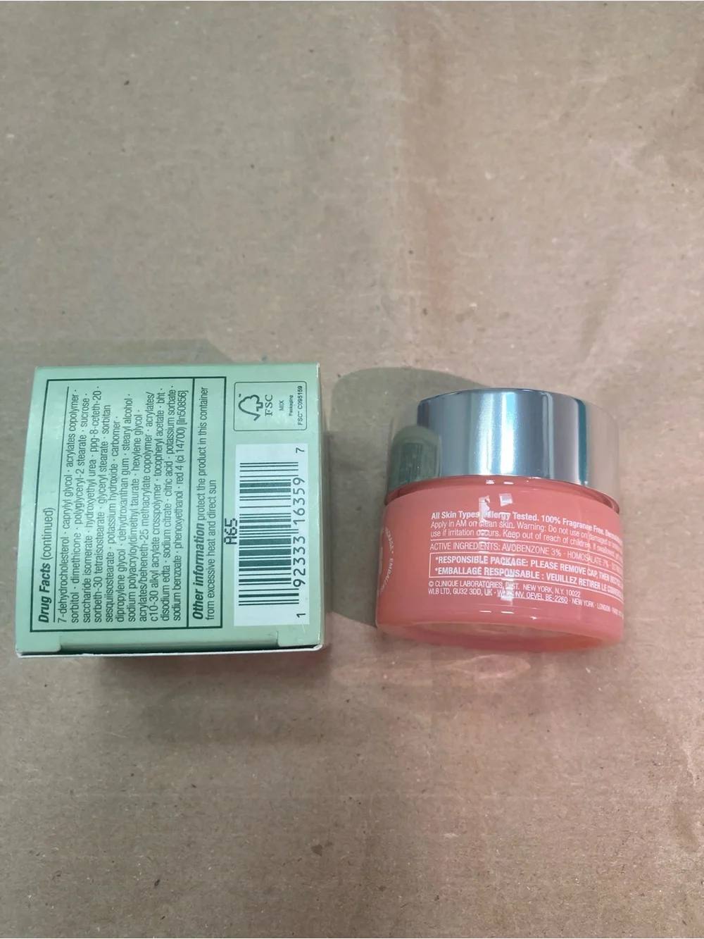 clinique moisture surge spf 28 sheer hydrator 30ml